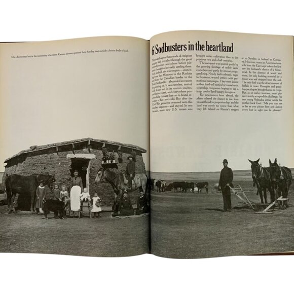 The Pioneers Time Life Old West Series 1974 Leather Bound Edition - Picture 12 of 12